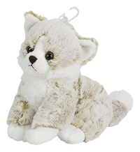Nicotoy peluche chat assis 25 cm - beige