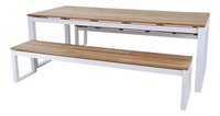 Ocean ensemble de jardin Selena 2 bancs blanc