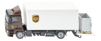 Siku vrachtwagen MAN UPS met laadklep-Vooraanzicht