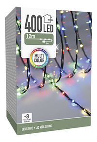 Guirlande lumineuse LED 400 lampes multicolore
