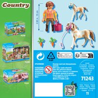 PLAYMOBIL Country 71243 Paard met veulen-Achteraanzicht