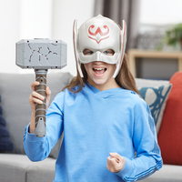 Marvel Studios Thor: Love and Thunder, Marteau électronique Mighty FX  Mjolnir, déguisement pour enfants