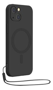 bigben siliconen cover Magsafe voor iPhone 13/14 zwart-Vooraanzicht