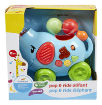 DreamLand Pop & ride olifant-Vooraanzicht