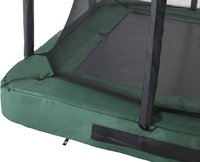 Salta trampoline enterré avec filet de sécurité Premium Ground L 3,66 x Lg 2,44 m vert-Détail de l'article