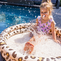 Swim Essentials opblaasbaar kinderzwembad Luxe Panter Beige-Afbeelding 1