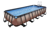 EXIT piscine avec filtre à cartouche L 5,4 x Lg 2,5 x H 1 m Wood-Détail de l'article