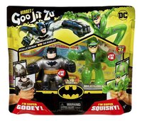 Figurine Heroes of Goo Jit Zu DC - Metallic Batman vs The Riddler-Avant