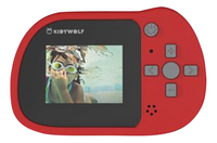 Kidywolf compact fototoestel Kidycam rood-Vooraanzicht