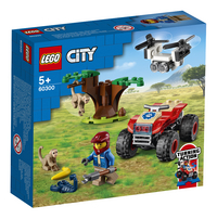 LEGO City 60300 Le quad de sauvetage des animaux sauvages-Côté gauche