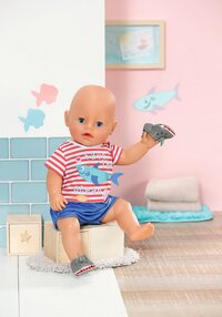 BABY born kledijset Pyjama met schoentjes 43 cm-Afbeelding 2