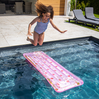 Swim Essentials luchtmatras Luxe met roze stippen en glitters-Afbeelding 6