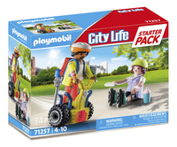 PLAYMOBIL City Life 71257 Starter Pack Secouriste avec gyropode