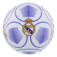 Ballon de football Real Madrid taille 5 blanc/bleu