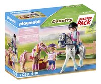 PLAYMOBIL Country 71259 Starter Pack Cavaliers et chevaux