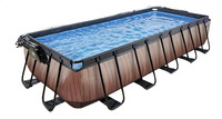 EXIT piscine avec coupole L 5,4 x Lg 2,5 x H 1 m Wood-Détail de l'article
