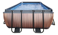 EXIT piscine avec filtre à cartouche L 5,4 x Lg 2,5 x H 1 m Wood-Avant