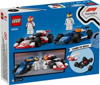 LEGO City F1® Williams Racing en Haas F1® racewagens 60464-Achteraanzicht