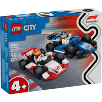 LEGO City F1® Williams Racing en Haas F1® racewagens 60464