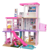Barbie Dreamhouse - Poppenhuis met 3 Verdiepingen - Licht en Geluid - Droomhuis met 75+ Onderdelen-commercieel beeld