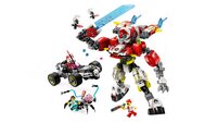 LEGO DREAMZzz Coopers tijgermecha en Zero's hot rod auto 71497-Artikeldetail