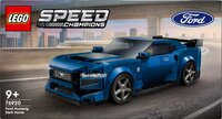 LEGO Speed Champions La voiture de sport Ford Mustang Dark Horse 76920-Vue du haut