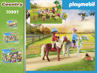 PLAYMOBIL Country 70997 Kinderverjaardagsfeestje op de ponyboerderij-Achteraanzicht