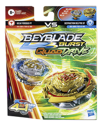 Beyblade Burst Quad Drive Dual Pack Decay Perseus & Destruction Belfyre