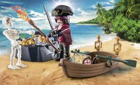 PLAYMOBIL Pirates 71254 Starter Pack Pirate et barque-Image 2