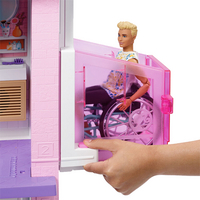 Barbie Dreamhouse - Poppenhuis met 3 Verdiepingen - Licht en Geluid - Droomhuis met 75+ Onderdelen-Afbeelding 2
