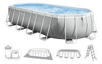 Intex piscine Prism Frame Pool ovale 6,10 x 3,05 m-Détail de l'article