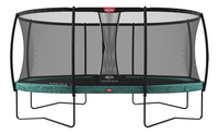 Berg trampolineset Grand Champion Regular L 4,70 x B 3,10 m Green-Vooraanzicht