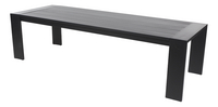 Wilsa tuintafel Ibiza zwart 280 x 100 cm-Rechterzijde