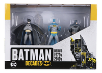 Figurine DC Comics : Batman 80th Anniversary - coffret 3 figurines-Avant