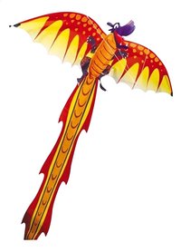 Cerf-volant Rhombus Dragon 3D rouge
