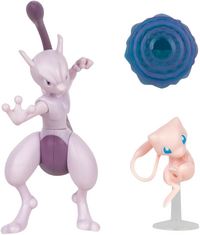 Figurines Pokémon Battle 2 pack - Mew & Mewtwo-Avant