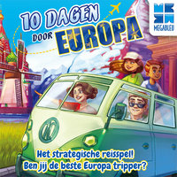 Bordspel 10 dagen door Europa-Vooraanzicht