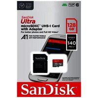 SanDisk Carte mémoire microSDXC Ultra 128 Go-Avant