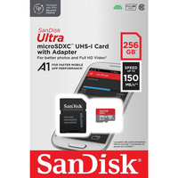 SanDisk Carte mémoire microSDXC Ultra 256 Go