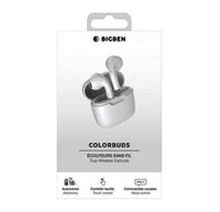Bigben COLORBUDS True Wireless Earphones White