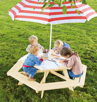 Table de pique-nique pour 6 enfants Nicki-Image 1