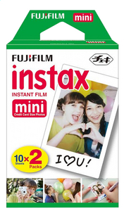 Fujifilm pack van 2 x 10 foto's voor Instax Mini