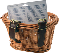 Panier à vélo en osier-Arrière