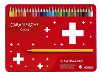 Caran d'Ache crayon de couleur Swisscolor - 30 pièces