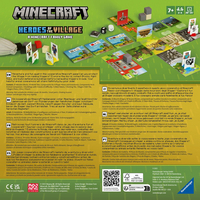 Minecraft Heroes of the Village gezelschapsspel-Achteraanzicht