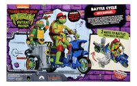 Véhicule et figurine Les Tortues Ninja Mutant Mayhem Battle Cycle-Arrière