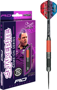Red Dragon Dartpijl Steeltip Peter Wright 'Snakebite' steeldarts 20 gr