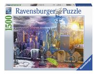 Ravensburger puzzel New York 's Winters en 's Zomers