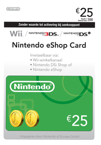 Nintendo eShop Gift Card 25 euro