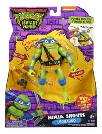 Actiefiguur Teenage Mutant Ninja Turtles Mutant Mayhem Deluxe Ninja Shouts - Leonardo-Vooraanzicht